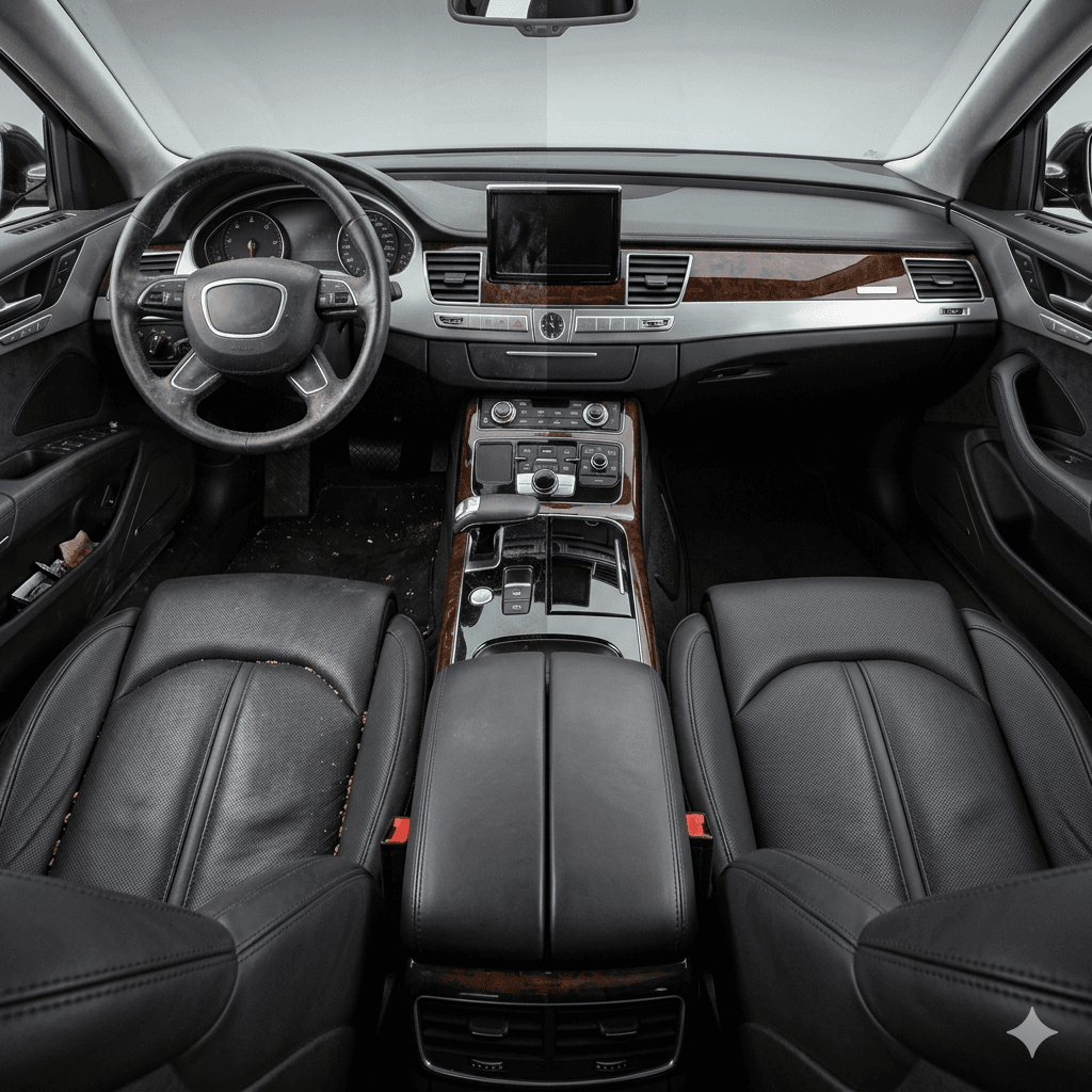 Audi RS6 na een complete detailingbehandeling